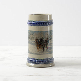 Chope À Bière Le pays des merveilles de l'hiver