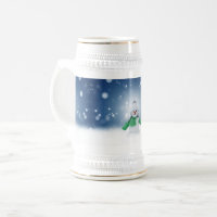 Le personnage de bonhomme de neige de Noël adorabl