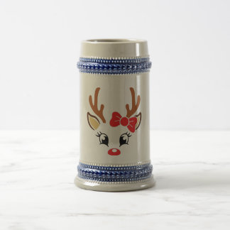 Chope À Bière Le Stein Festif Fraulein Reindeer