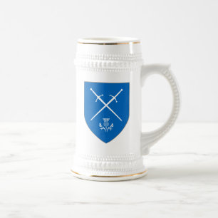 Chope À Bière L'Ecosse Stein - épées et chardon