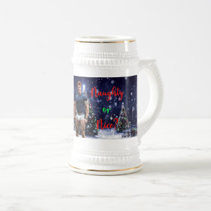Chope À Bière Les arbres de Noël lumineux de SlipperyJoe deux mu