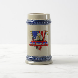 Chope À Bière Les Etats-Unis Eagle fol