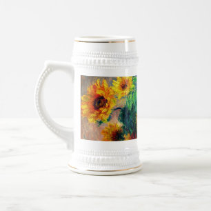 Chope À Bière Les tournesols de Monet
