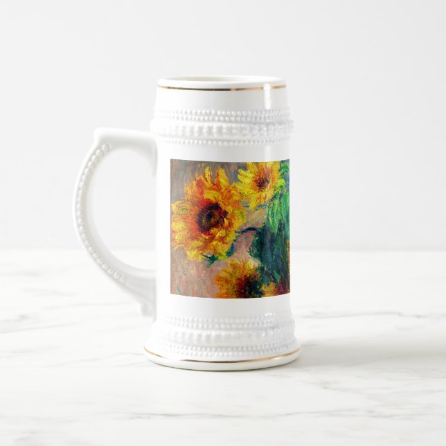 Chope À Bière Les tournesols de Monet (Gauche)