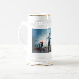 Chope À Bière Les zombies aux yeux lumineux de SlipperyJoe pour