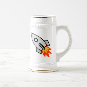 Chope À Bière L'espace Rocket de bande dessinée