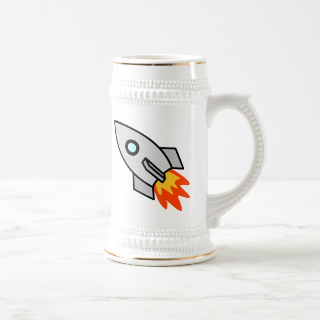 Chope À Bière L'espace Rocket de bande dessinée (Droite)