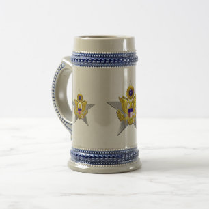 Chope À Bière L'état-major général de l'Armée Beer Stein