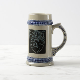 Chope À Bière Licorne héraldique Stein de style