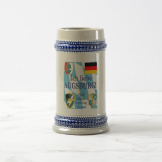 Chope À Bière Liebe Augsbourg d'Ich ! J'aime Augsbourg !