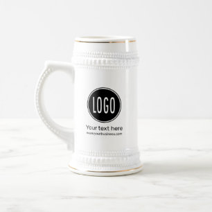 Chope À Bière Logo promotionnel d'entreprise personnalisé Mu
