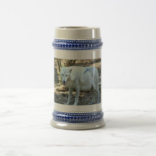 Chope À Bière Loup blanc Stein