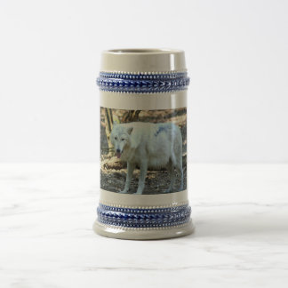 Chope À Bière Loup blanc Stein
