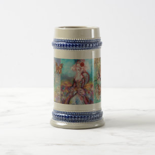 CHOPE À BIÈRE MADAME POMPADOUR / BUTTERFER EN ÉCLAIRAGE D'OR