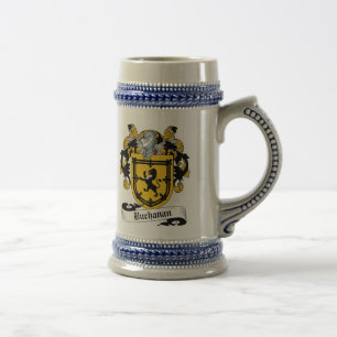 Chope À Bière Manteau de Buchanan des bras Stein - crête de