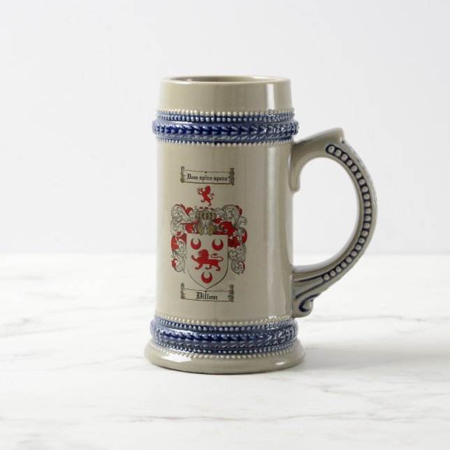Chope À Bière Manteau de Dillon des bras Stein/de la crête (Droite)