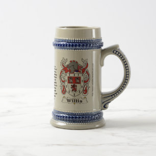 Chope À Bière Manteau de famille de Willis des bras