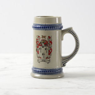 Chope À Bière Manteau de Gibbs des bras Stein/de crête Stein de