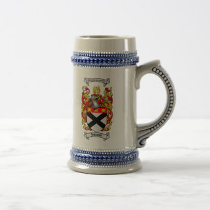 Chope À Bière Manteau de Johnston des bras Stein/de crête Stein