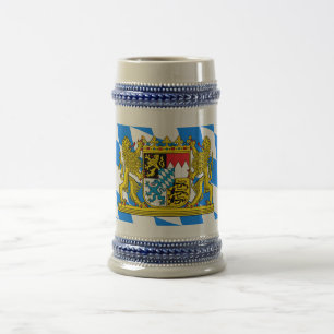 Chope À Bière Manteau de la Bavière des bras
