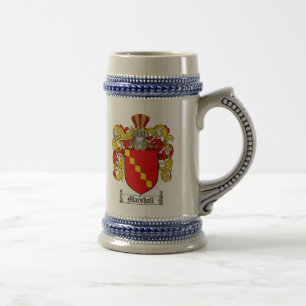 Chope À Bière Manteau de Marshall des bras Stein/de crête Stein