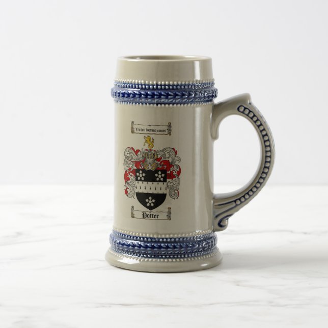 Chope À Bière Manteau de potier des bras Stein (Droite)