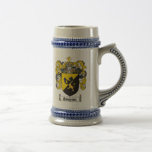 Chope À Bière Manteau de Simpson des bras Stein
