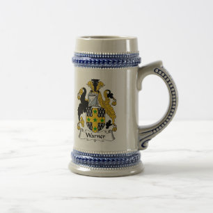 Chope À Bière Manteau de Warner des bras Stein - crête de