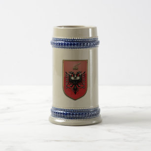 Chope À Bière Manteau des bras albanais