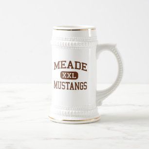 Chope À Bière Meade - mustangs - haut - Fort Meade le Maryland
