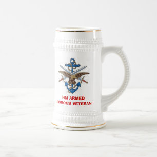 CHOPE À BIÈRE MOD10, VÉTÉRAN DE S.M. FORCES ARMÉES