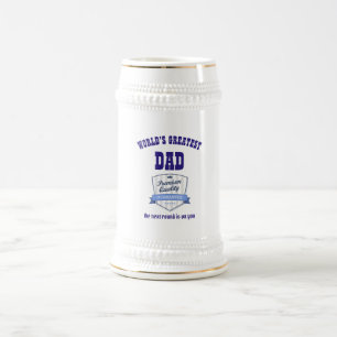 Chope À Bière MONDE LE PLUS GRAND PÈRE - Meilleur Père Verre de 