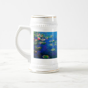 Chope À Bière Monet Water Lilies 1906