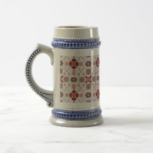 Chope À Bière Motif de vaisselle cosmique Dancing Galaxy