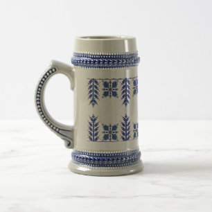 Chope À Bière Motif traditionnel, Motif traditionnel roumain T-S