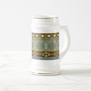 Chope À Bière Motif tribal du sud-ouest