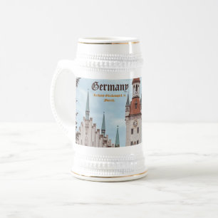 Chope À Bière Munich allemand, personnalisable