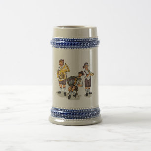 Chope À Bière Musique allemande Oompah Stein