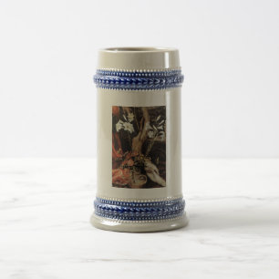 CHOPE À BIÈRE NATIVITÉ AVEC DES LILLES BLANCHES - MAGIE DE NOËL