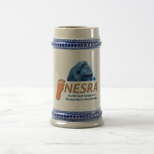 Chope À Bière NESRA Stein fait sur commande - logo avec la