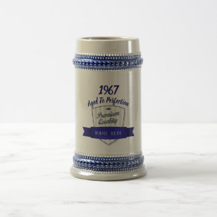 Chope À Bière N'IMPORTE QUELLE année Borne Cadeau Lui ou elle pe