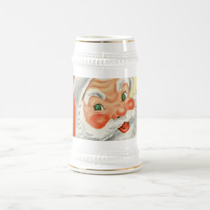 Chope À Bière Noël traditionnel du Père Noël Vintage