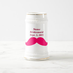 Chope À Bière Nom de la servante d'Bridesmache Date Moustache ro