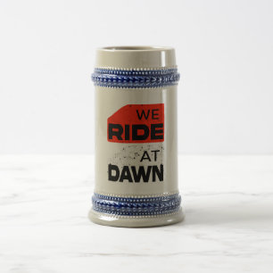 Chope À Bière Nous roulons à Dawn T-Shirt - Adventure Biker