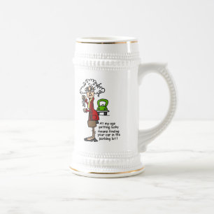 Chope À Bière Obtenir un Humour chanceux