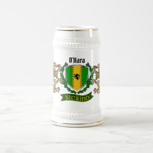 Chope À Bière O'Hara/Hara Irish Shield Beer Stein