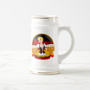 Chope À Bière Oktoberfest Bar allemand Maid