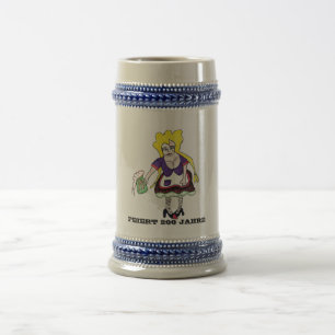 Chope À Bière Oktoberfest Bière allemande Steer Stein