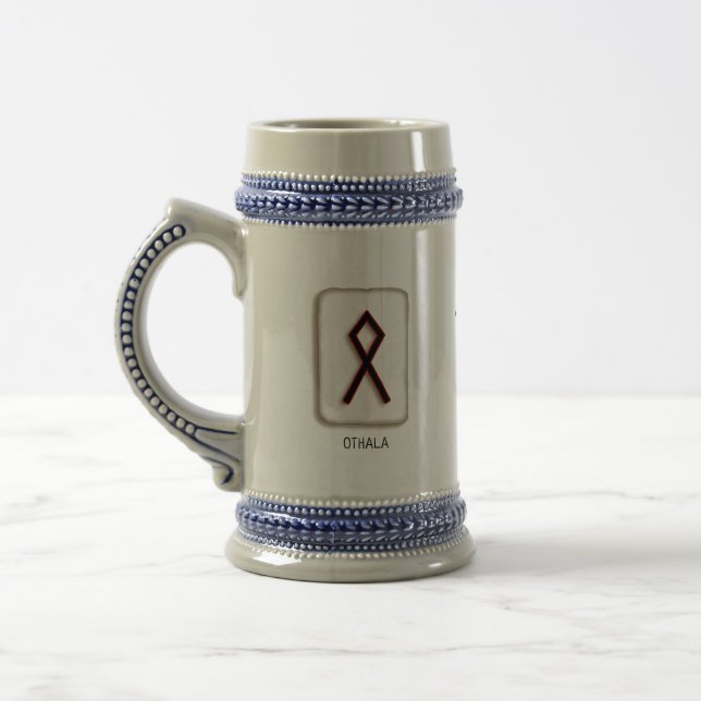 Chope À Bière Othala RuneStone Stein (Gauche)