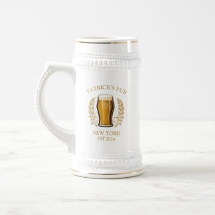 Chope À Bière Panneau de bière personnalisée avec nom personnali